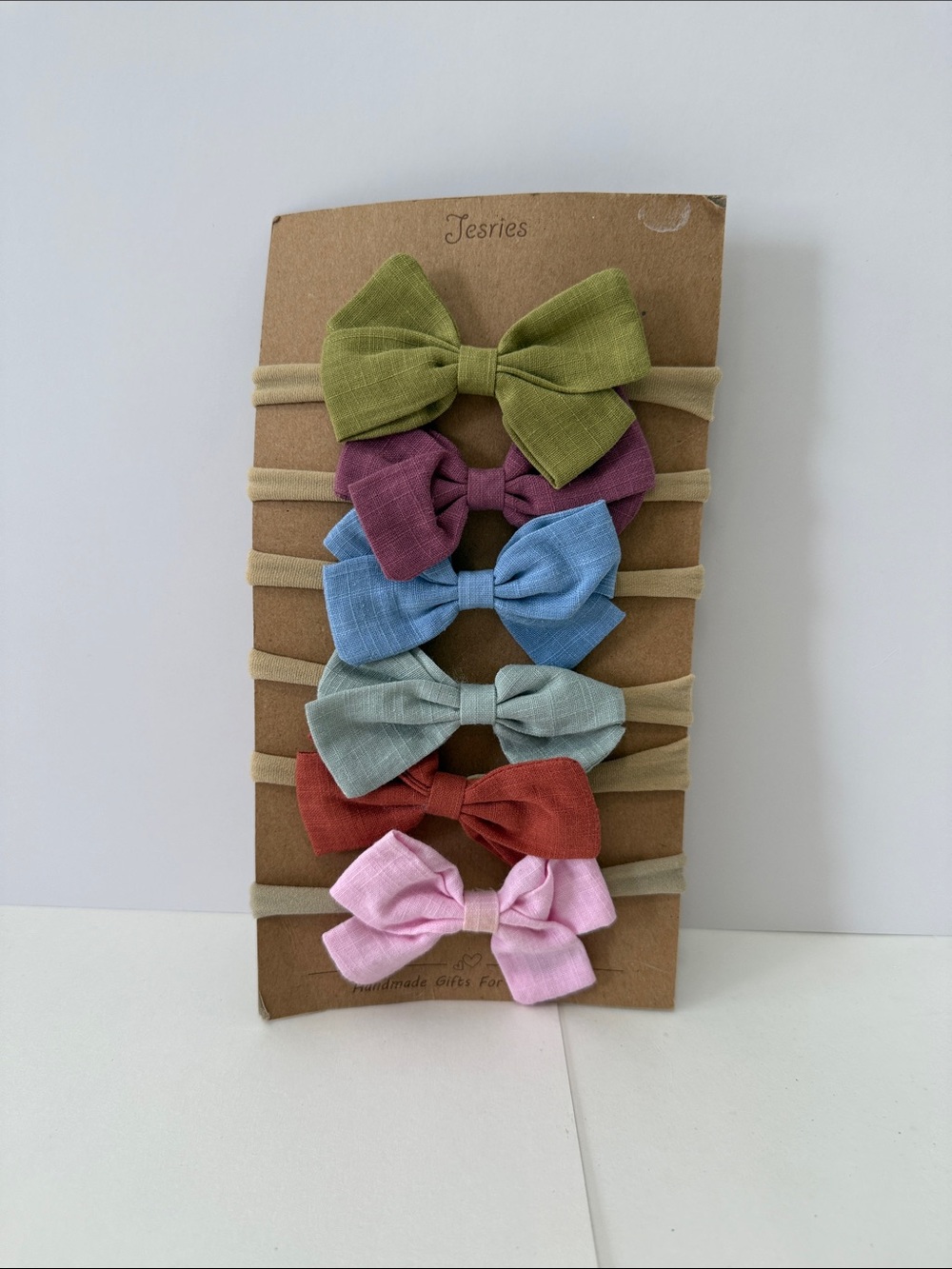 Kids Bow Headband Set – Mixed Pastel Pack (6 pcs)